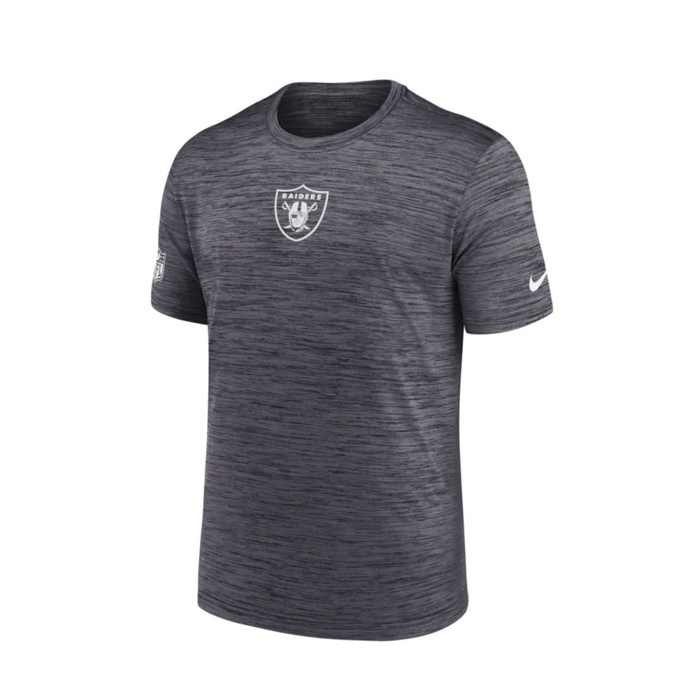 Nike Las Vegas Raiders Big & Tall Sideline Velocity T-Shirt Black Size 4XLT NWT